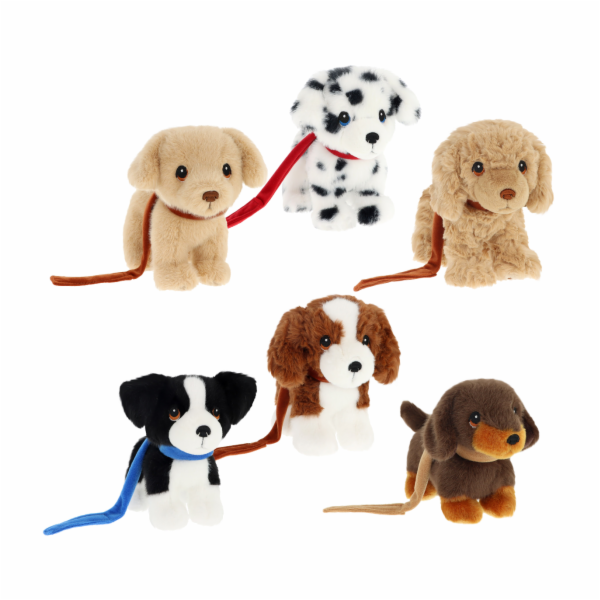 Keeleco Štěně Love na vodítku 14 cm 6 druhů
