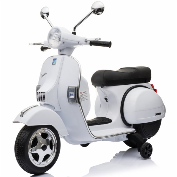 Dětský elektrický skútr Vespa PX150 bílý