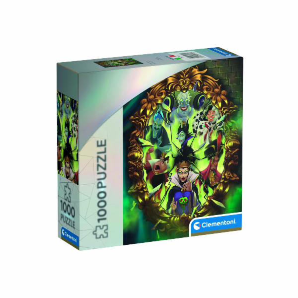 Clementoni - Puzzle 1000 Disney 100 let: Padouši