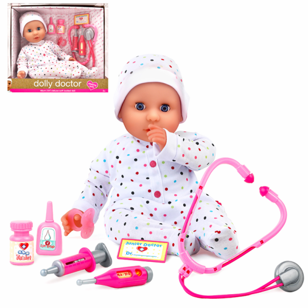Dolls World - Panenka Dolly doktor 46 cm