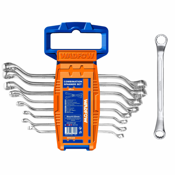 Wadfow Klíč očkoplochý zahnutý sada 8ks