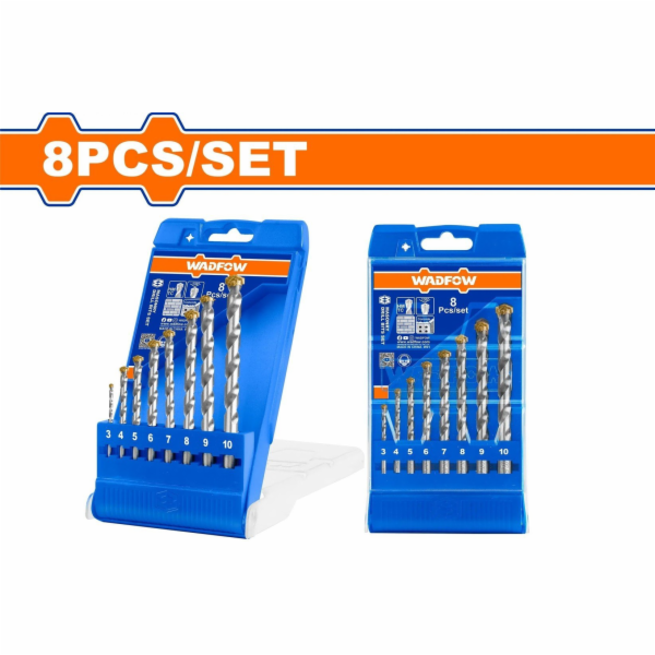 Wadfow Vrták do zdiva sada 8ks