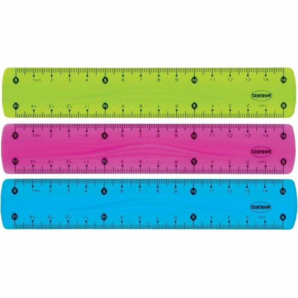 Pravítko Centrum, flexibilní, 15 cm