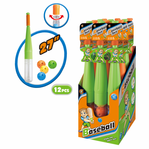 Baseballová sada s míčky 69 cm - 2 druhy