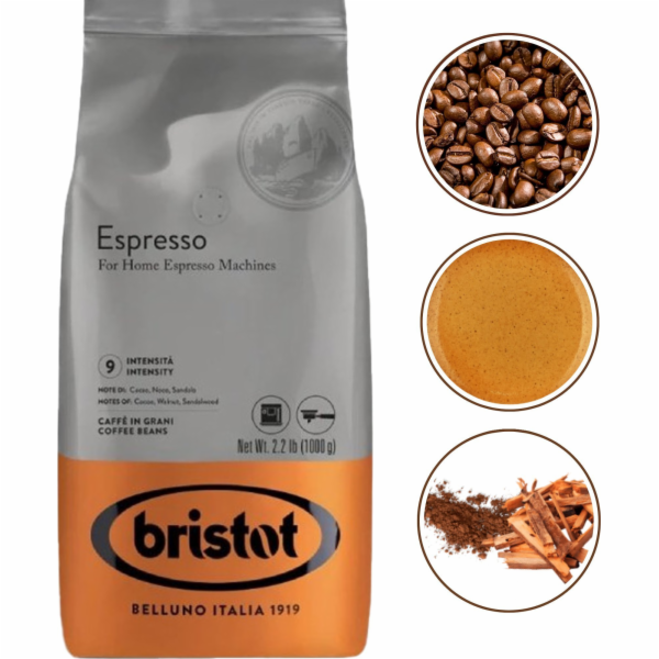 Bristot Espresso zrnková káva 1 kg
