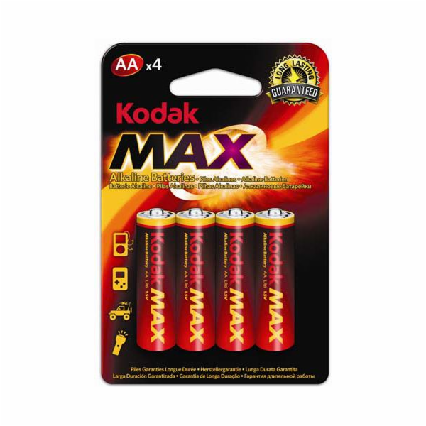 Baterie Kodak Max AA / R6 4 ks.