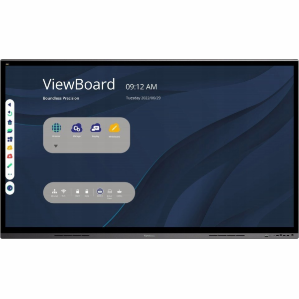 ViewSonic Flat Touch Display IFP7562/ 75"/ UHD / 16/7 /40...