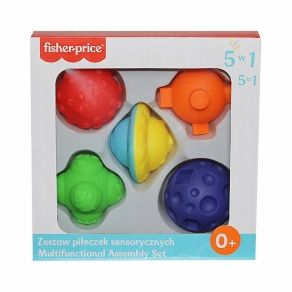 Epee Sada senzorických míčků Fisher Price 5v1