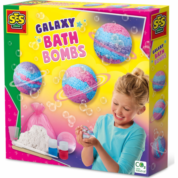 Sada na tvoření SES Creative Galaxy Bath Bombs 14769