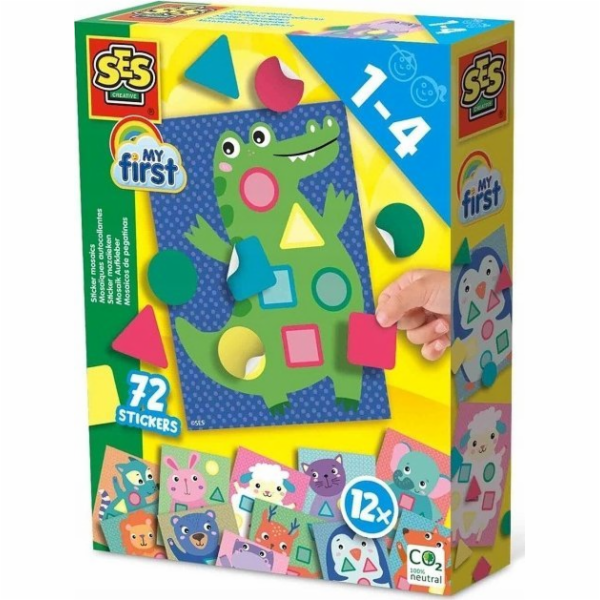 Kreativní sada SES Kreativní samolepky Mozaiky 14484