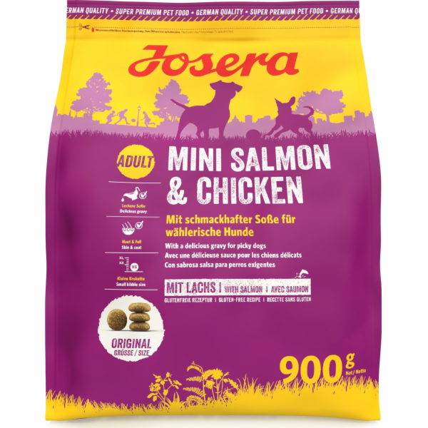 JOSERA Mini Salmon & Chicken - suché krmivo pro psy - 900g