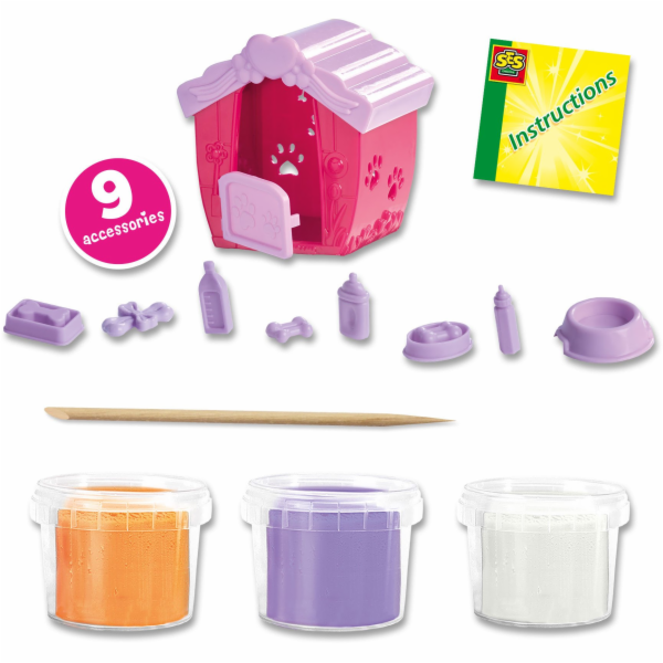 Modelovací sada s nářadím SES Creative Puppy s 00505