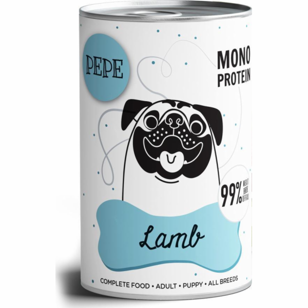 PAKA ZWIERZAKA Pepe Lamb - vlhké krmivo pro psy - 400g
