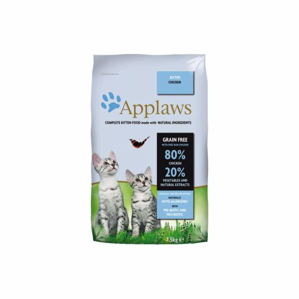 APPLAWS Kitten Chicken - suché krmivo pro kočky - 400g