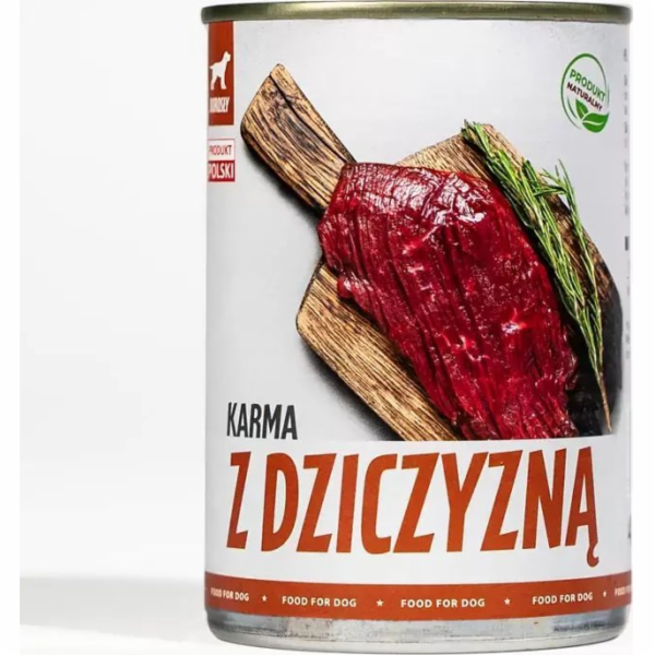 TufTuf TUF TUF Srnčí krmivo - Mokré krmivo pro psy - 800 g