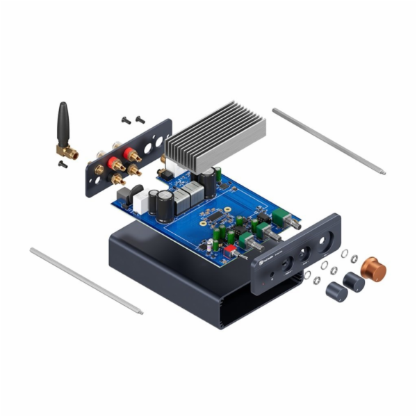 Fosi Audio dvoukanálový zesilovač BT20A Pro-48V modrošedý