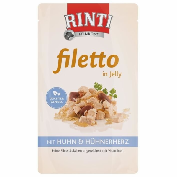 RINTI Filetto Chicken fillet with lamb - vlhké krmivo pro...