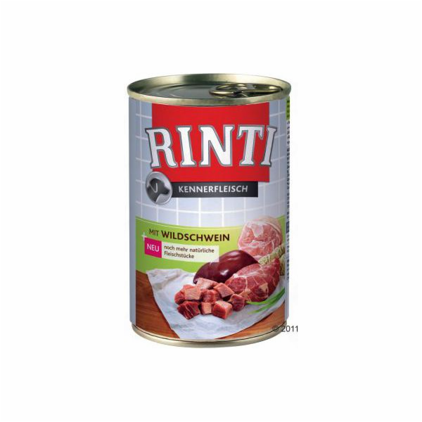 RINTI Kennerfleisch Venison - vlhké krmivo pro psy - 400g