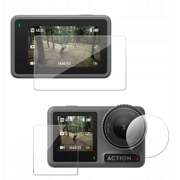 Tvrzené sklo TELESIN pro DJI Osmo Action 5/4/3