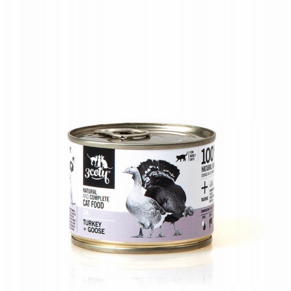 3COTY 24. Turkey and goose - mokré krmivo pro kočky - 180g