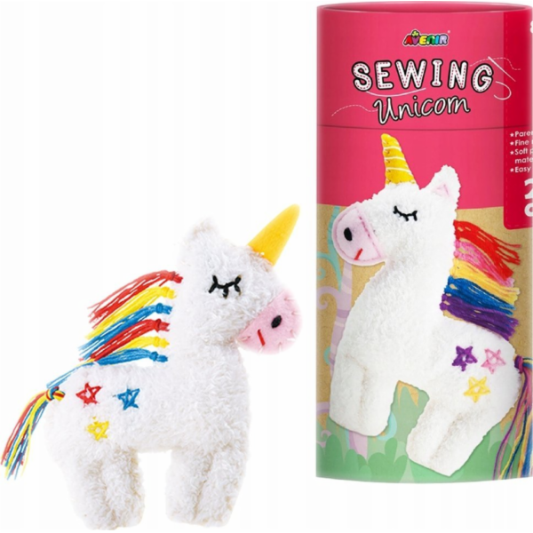 MG DYSTRYBUCJA Kreativní sada Ušij si klíčenku - Jednorožec