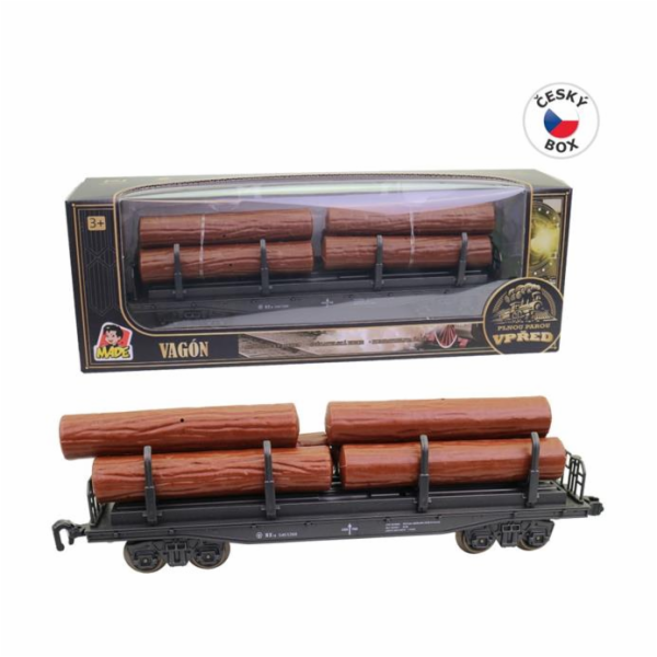 Hračka MaDe Vagón, klanicový, 25 cm 