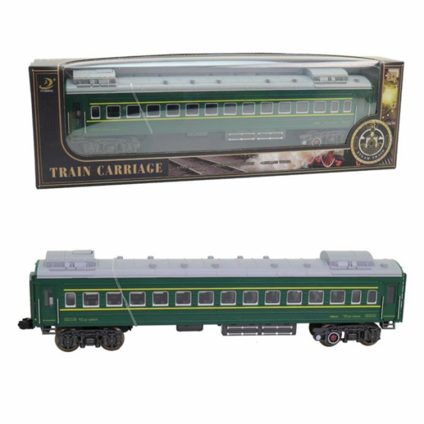 Hračka MaDe Vagón pro cestující, na baterie, světlo, 30,5...