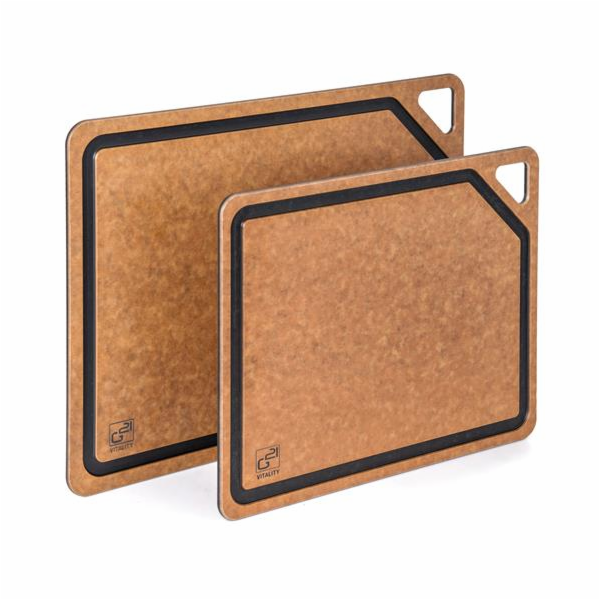 Prkénko krájecí G21 EcoCut z přírodní celulózy - sada 2 k...