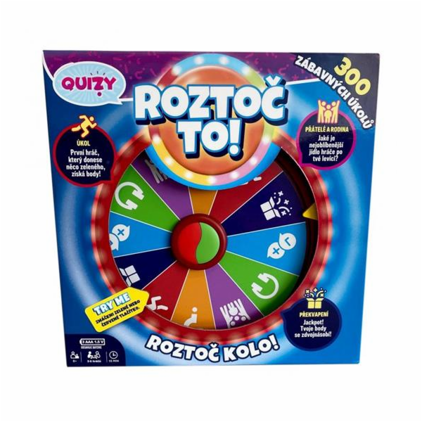 Hra MAC TOYS QUIZY Roztoč to!