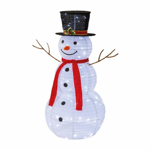 Vánoční dekorace Retlux RXL 405 Sněhulák 80 LED 90 cm