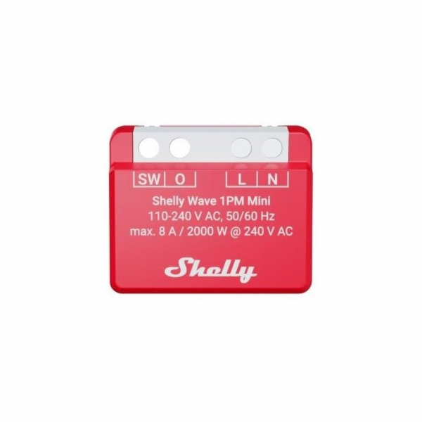 Shelly Wave 1PM Mini LR Inteligentní relé Z-Wave