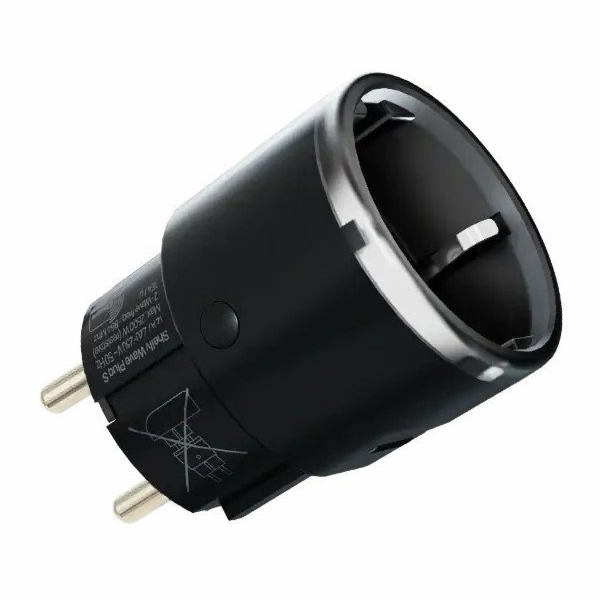 Shelly Wave Plug S – inteligentní zásuvka Z-Wave 800 Černá
