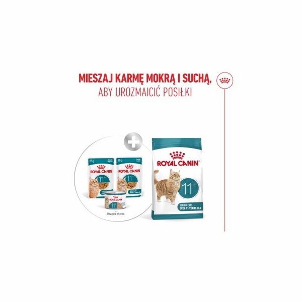ROYAL CANIN Ageing 11+ Chunks in gravy - mokré krmivo pro...