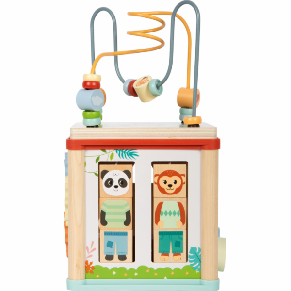 small foot Dřevěná motorická kostka Přátelé z džungle