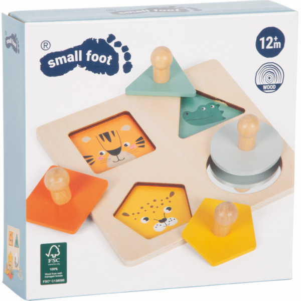 small foot Dřevěné Montessori puzzle