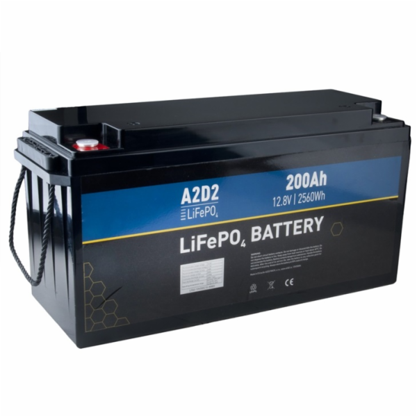 AVACOM A2D2 baterie LiFePO4 12,8V 200Ah M8