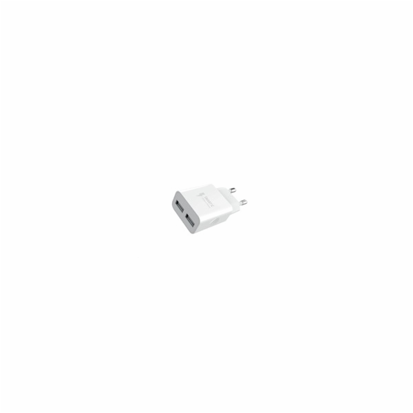 WG - Síťová nabíječka 2x USB-A 2,4A , white
