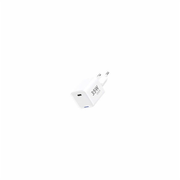 WG - Síťová nabíječka GaN 1x USB-C, PD 35W, bílá