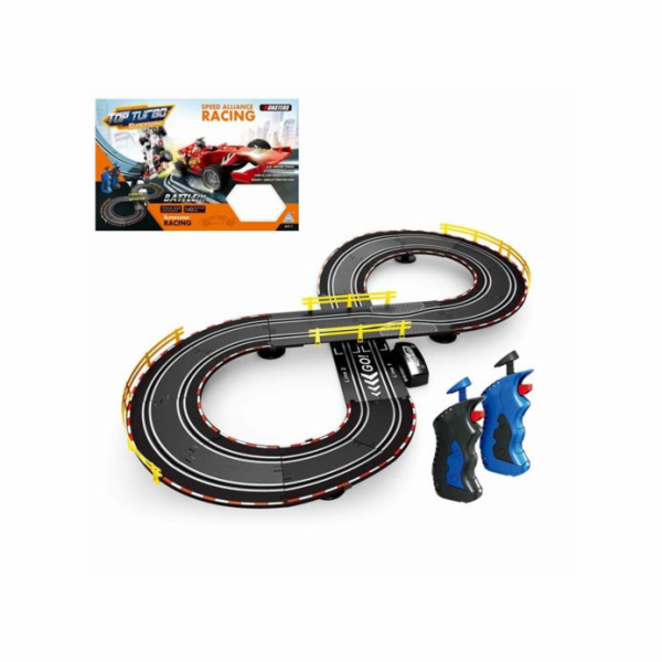 Hračka MaDe Autodráha, osmička, 100 x 48 x 9 cm, adapter