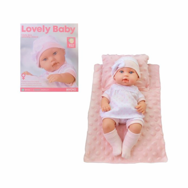 Panenka MaDe růžová 33 cm