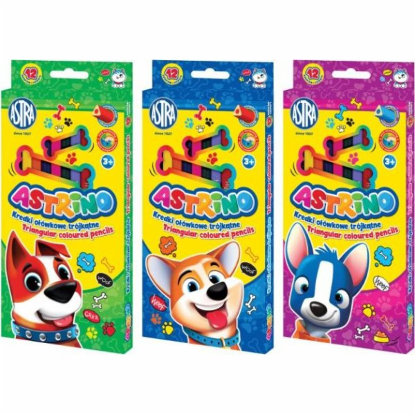 Astra Fair Astrino Pencil Pencils Triangular 12 Colors As...