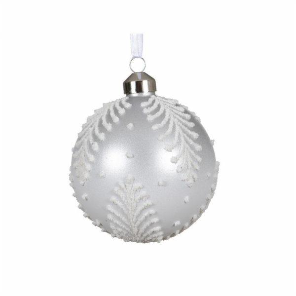 Vánoční hračka na stromeček, 10 cm, sklo