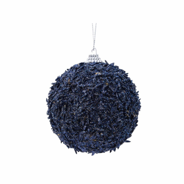 Vánoční hračka na stromeček Noční modrá, 8 cm, plastová