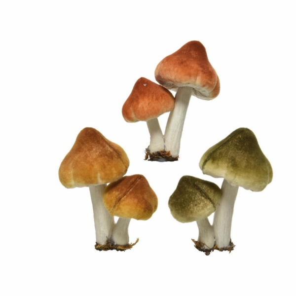 Dekorace, "Houby" 520701, plast