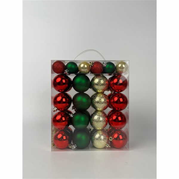 Sada vánočních hraček na stromeček Vánoční dotek, 50 dílků.