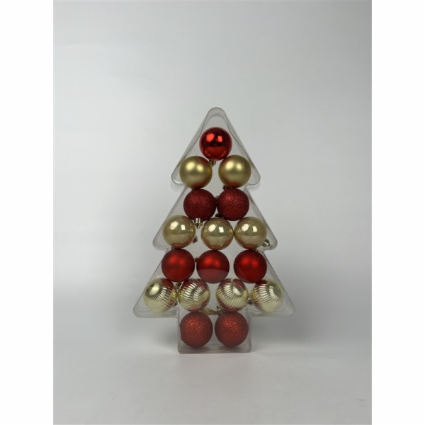 Sada vánočních hraček na stromeček Christmas Touch, D5 cm...