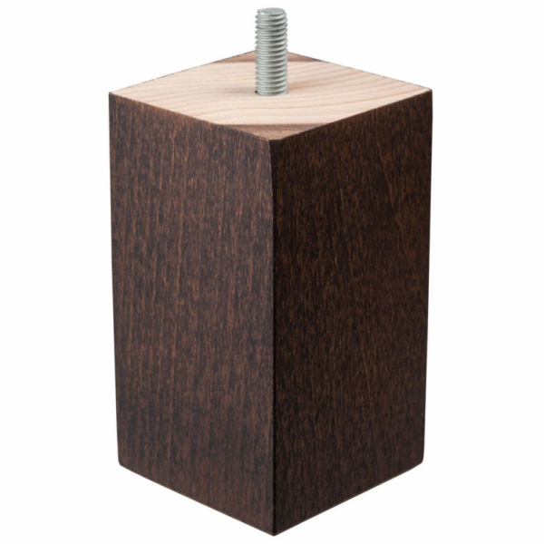 Noha nábytku Haushalt, 10 cm x 5,5 cm, tmavě hnědá