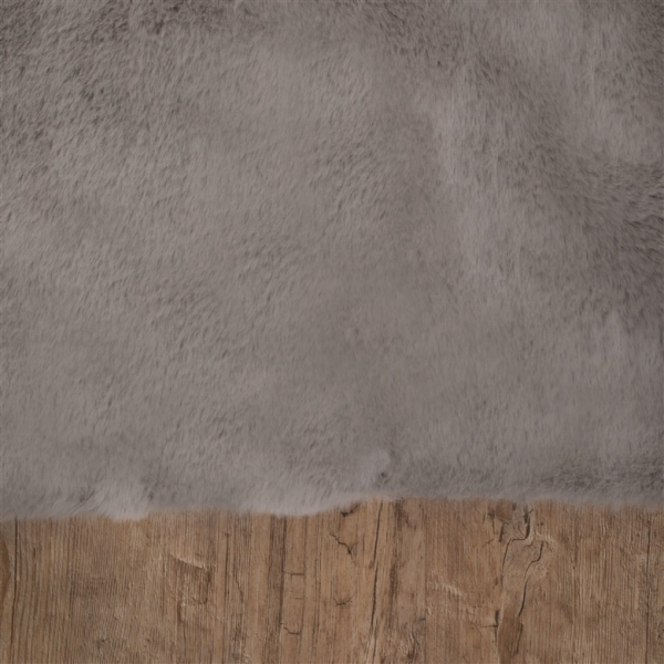 KRÁLIČÍ KOŽEŠINA 80X150 800GSM SVĚTLE ŠEDÁ