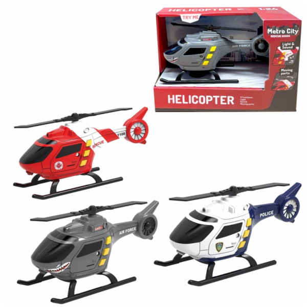 Hračka vrtulník MetroCity RescueSeries 42-WY1108ABC