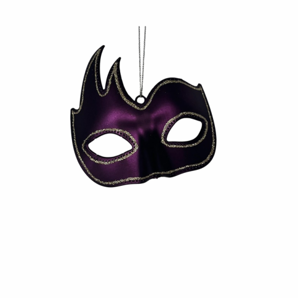 Vánoční maska na dotek, 12 cm, plastová